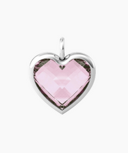 Ciondolo grande a cuore in glass