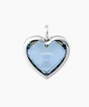 Ciondolo grande a cuore in glass