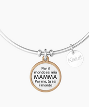 Bracciale Rigido Kidult Mamma con Ciondolo