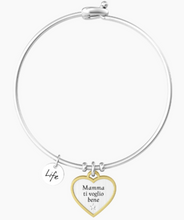 Bracciale Rigido Kidult Mamma con Ciondolo