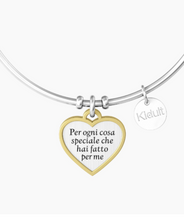 Bracciale Rigido Kidult Mamma con Ciondolo